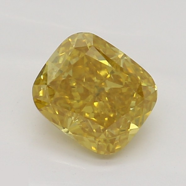 Prírodný farebný diamant s GIA certifikatom cushion fancy intense oranžovo žltý 0.54 ct SI2 7826520337_Y6