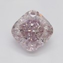 Farebný diamant cushion, fancy fialovo ružový, 0,51ct, GIA
