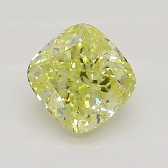 Prírodný farebný diamant s GIA certifikatom cushion fancy intense žltý 0.40 ct VS2 5116950005_Y6