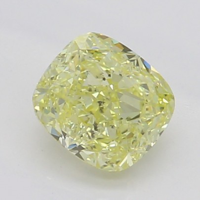 Prírodný farebný diamant s GIA certifikatom cushion fancy žltý 0.41 ct SI2 4828750874_Y5