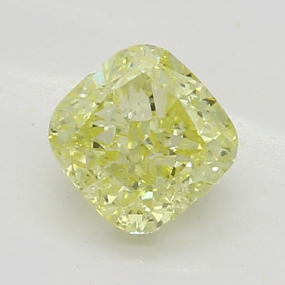 Prírodný farebný diamant s GIA certifikatom cushion fancy žltý 0.43 ct SI2 9117070049_Y5