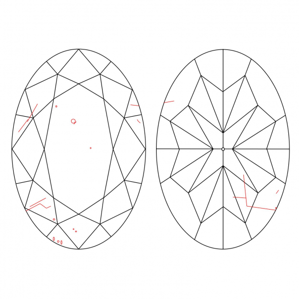 Inkluzie a cistota v prirodnom farebnom diamante oval fancy hnedožltý 18.18 ct I1 8826920138_Y5 Inkluzie a cistota v prirodnom farebnom diamante oval fancy hnedožltý 18.18 ct I1 8826920138_Y5