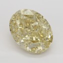 Farebný diamant oval, fancy s nahnedlo žltou farbou, 5,82ct, GIA