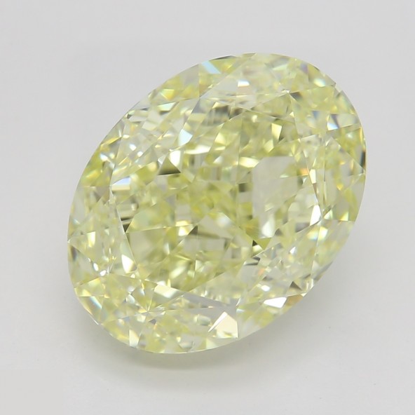 Prírodný farebný diamant s GIA certifikatom oval fancy light žltý 4.12 ct VVS2 6828460486_Y4