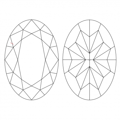 Prírodný farebný diamant s GIA certifikatom oval fancy deep tmavo hnedo žltý 4.14 ct VS1 1827440230_Y8 2