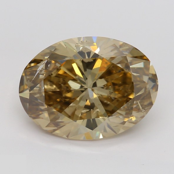 Prírodný farebný diamant s GIA certifikatom oval fancy žltohnedý 3.02 ct I1 3828800343_T5