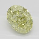 Farebný diamant oval, fancy žltý, 2,07ct, GIA
