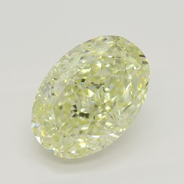 Prírodný farebný diamant s GIA certifikatom oval fancy light žltý 1.56 ct VVS2 3826710213_Y4