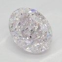 Farebný diamant oval, light ružový, 1,53ct, GIA