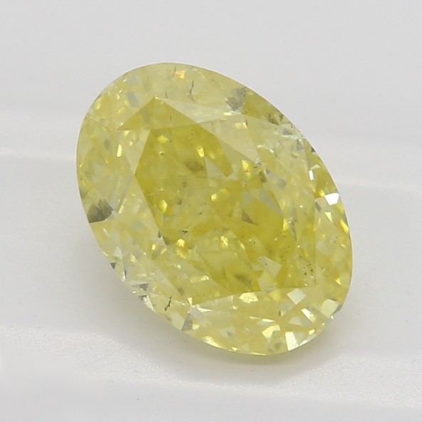 Prírodný farebný diamant s GIA certifikatom oval fancy intense žltý 1.58 ct I1 6827240116_Y6