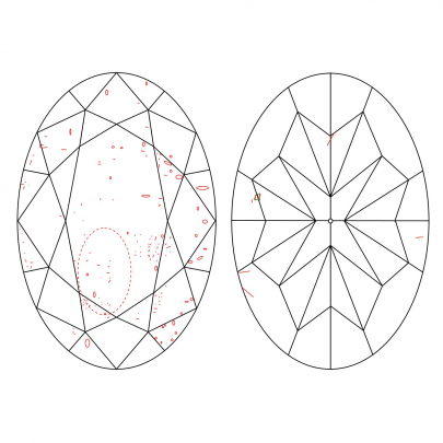 Prírodný farebný diamant s GIA certifikatom oval fancy intense žltý 1.58 ct I1 6827240116_Y6 2