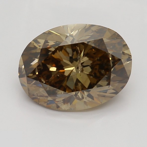 Prírodný farebný diamant s GIA certifikatom oval fancy dark tmavo žltkasto hnedý 1.51 ct I2 6851740006_T9