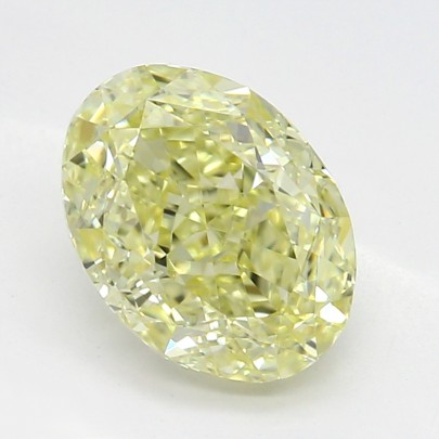 Prírodný farebný diamant s GIA certifikatom oval fancy light žltý 1.01 ct VVS2 8824980228_Y4
