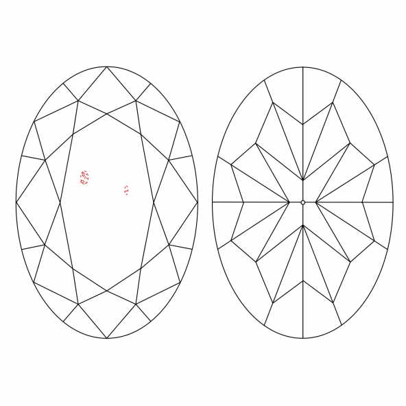 Inkluzie a cistota v prirodnom farebnom diamante oval fancy intense žltý 1.22 ct VS1 7830960547_Y6 Inkluzie a cistota v prirodnom farebnom diamante oval fancy intense žltý 1.22 ct VS1 7830960547_Y6