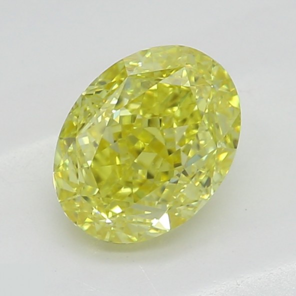 Prírodný farebný diamant s GIA certifikatom oval fancy vivid žltý 0.74 ct VVS2 8829540528_Y7