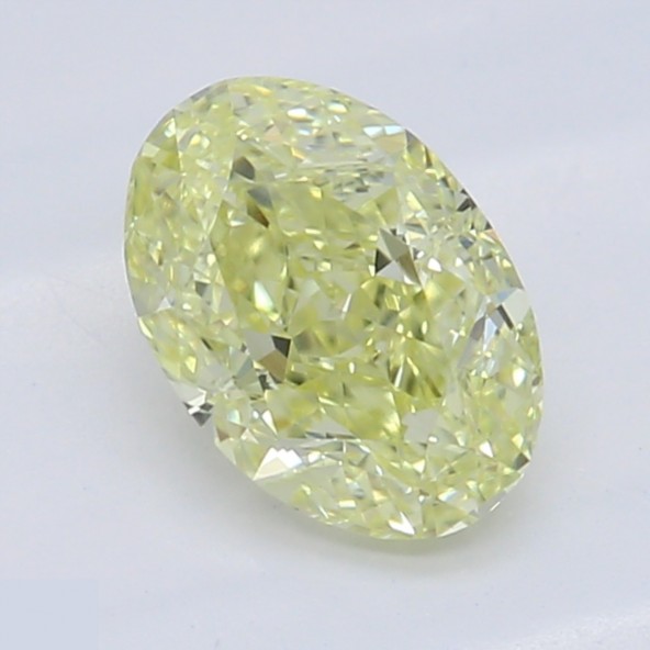 Prírodný farebný diamant s GIA certifikatom oval fancy light žltý 0.55 ct VVS1 6860140006_Y4
