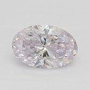 Farebný diamant oval, very light ružový, 0,19ct, GIA