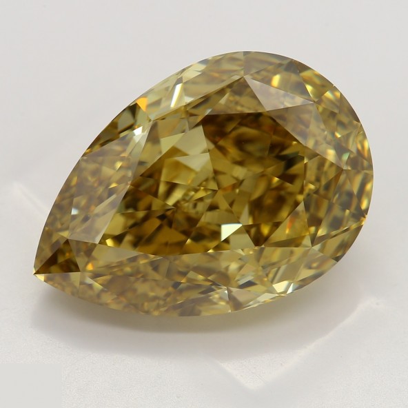 Prírodný farebný diamant s GIA certifikatom slza fancy deep tmavo hnedo žltý 11.29 ct VVS2 3831090303_Y8