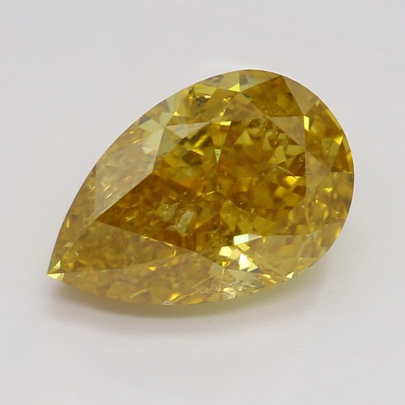 Prírodný farebný diamant s GIA certifikatom slza fancy deep hlboko nahnedlo žltý 2.62 ct I1 4827300304_Y8