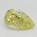 Farebný diamant slza, fancy intense žltý, 1,65ct, GIA