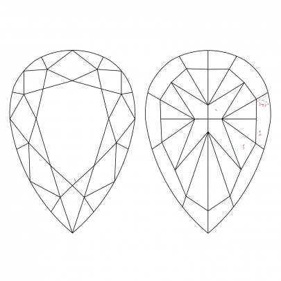 Prírodný farebný diamant s GIA certifikatom slza fancy intense žltý 1.65 ct VVS1 6825100376_Y6 2