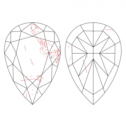 Prírodný farebný diamant s GIA certifikatom slza fancy dark tmavohnedo nazelenalo žltý 1.79 ct I1 9829570149_Y9 2