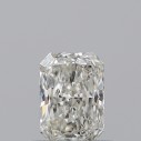 Prírodný diamant radiant, I1, J, 0,5ct, GIA