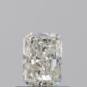 Prírodný diamant radiant, SI2, J, 0,5ct, GIA