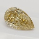 Farebný diamant slza, fancy hnedožltý, 1,06ct, GIA