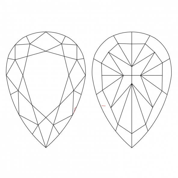 Inkluzie a cistota v prirodnom farebnom diamante slza fancy dark tmavo hnedo-žltý 1.07 ct VS1 6828570206_Y9 Inkluzie a cistota v prirodnom farebnom diamante slza fancy dark tmavo hnedo-žltý 1.07 ct VS1 6828570206_Y9