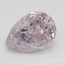 Farebný diamant slza, fancy fialovo ružový, 1ct, GIA