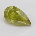 Farebný diamant slza, fancy deep žltý, 1,15ct, GIA