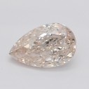 Farebný diamant slza, light ružovo-hnedý, 0,32ct, GIA