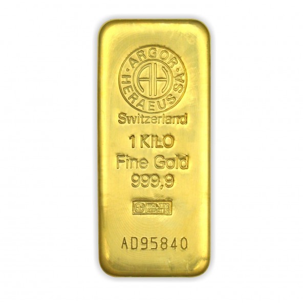 70012 Investičná zlatá tehla  1000 g Argor Heraeus  (1)
