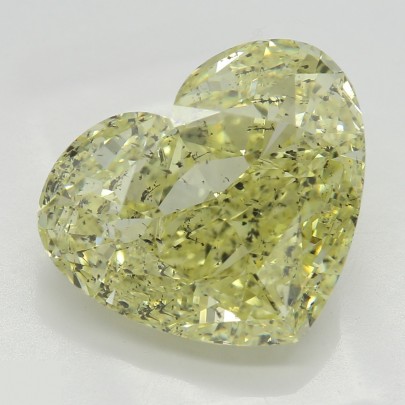 Prírodný farebný diamant s GIA certifikatom srdce fancy hnedo-zeleno žltý 6.51 ct I1 1851910020_Y5