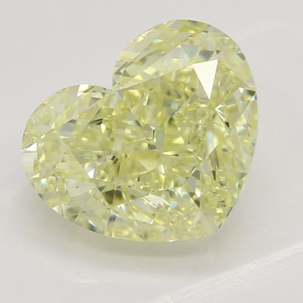 Prírodný farebný diamant s GIA certifikatom srdce fancy light žltý 2.12 ct VS1 3831040333_Y4
