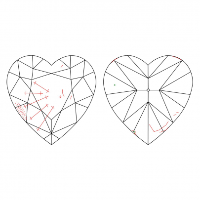 Prírodný farebný diamant s GIA certifikatom srdce fancy deep tmavo hnedo žltý 2.01 ct I1 1827190501_Y8 2