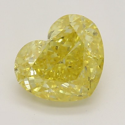 Prírodný farebný diamant s GIA certifikatom srdce fancy vivid žltý 1.01 ct I1 7830460097_Y7