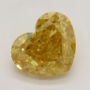 Farebný diamant srdce, fancy deep oranžovo hnedý, 0,76ct, GIA