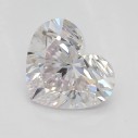 Farebný diamant srdce, faint ružový, 0,53ct, GIA