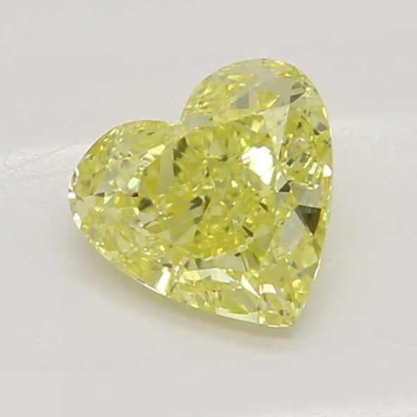 Prírodný farebný diamant s GIA certifikatom srdce fancy intense žltý 0.42 ct VS1 9116960029_Y6