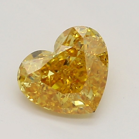 Prírodný farebný diamant s GIA certifikatom srdce fancy vivid žlto-orandžový 0.36 ct I1 9830500149_O7