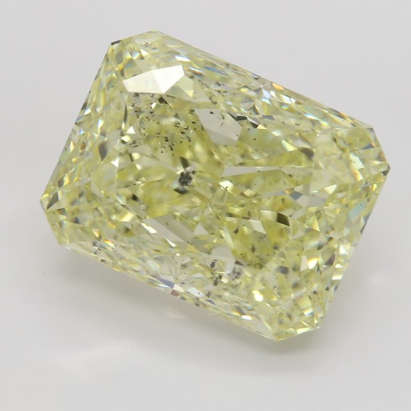 Prírodný farebný diamant s GIA certifikatom radiant fancy light žltý 12.38 ct I1 2842190192_Y4