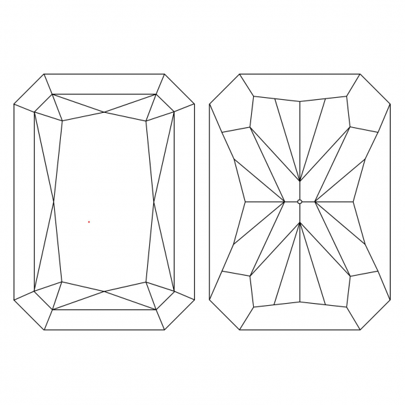 Inkluzie a cistota v prirodnom farebnom diamante radiant fancy intense žltý 1.15 ct VVS2 1831200011_Y6 Inkluzie a cistota v prirodnom farebnom diamante radiant fancy intense žltý 1.15 ct VVS2 1831200011_Y6