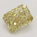 Farebný diamant radiant, fancy s nahnedlo žltou farbou, 1,03ct, GIA