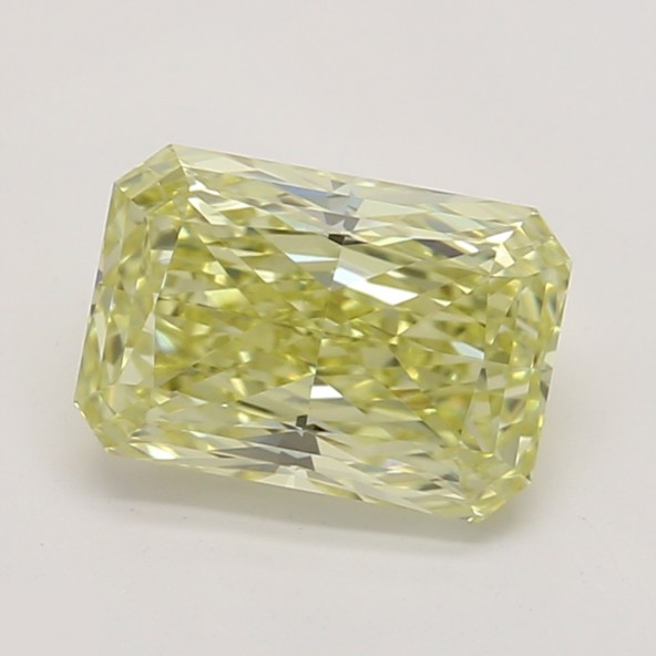 Prírodný farebný diamant s GIA certifikatom radiant fancy light žltý 0.82 ct IF 9830700039_Y4