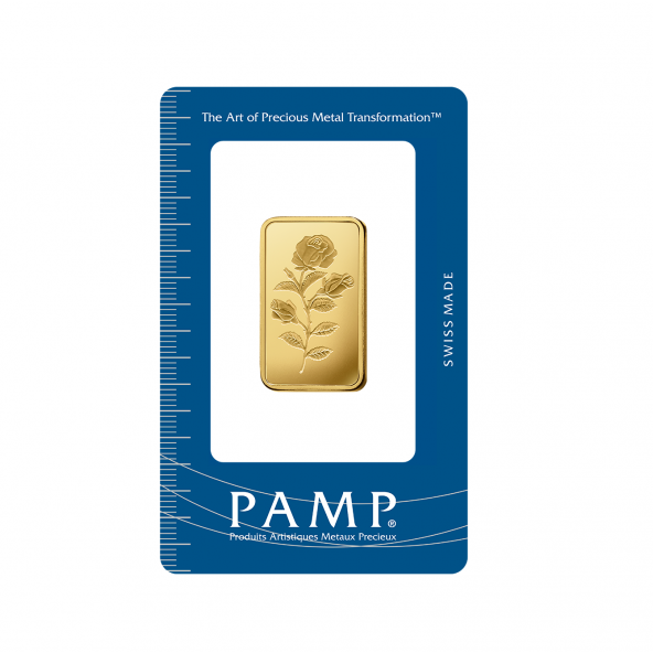 Investičná zlatá tehla 20 g razená Pamp Rosa 8615R020 (1)