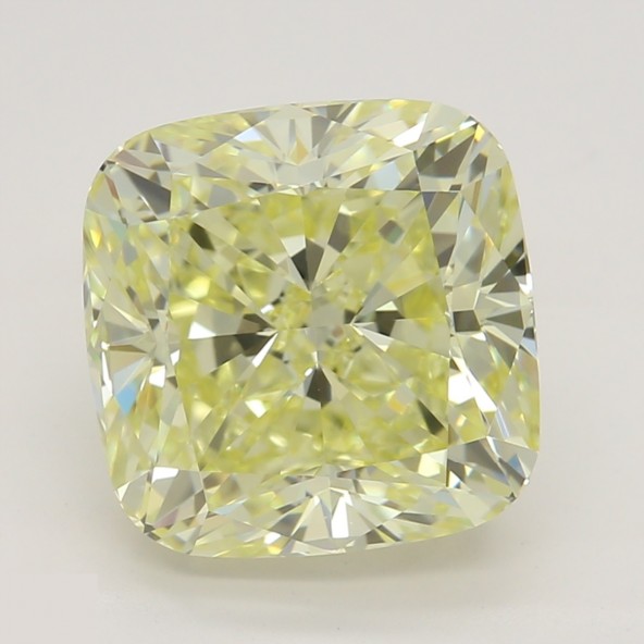 Prírodný farebný diamant s GIA certifikatom cushion fancy light žltý 3.02 ct VVS1 9830800069_Y4