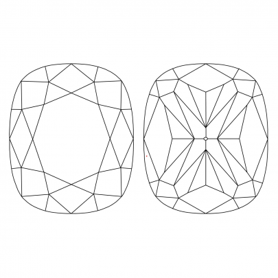 Prírodný farebný diamant s GIA certifikatom cushion fancy light žltý 3.02 ct VVS1 9830800069_Y4 2