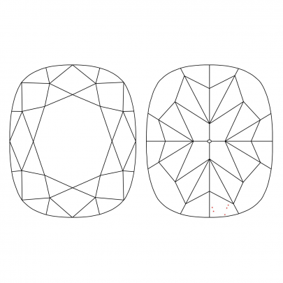 Prírodný farebný diamant s GIA certifikatom cushion fancy deep tmavo hnedo žltý 3.21 ct VVS1 5825640065_Y8 2